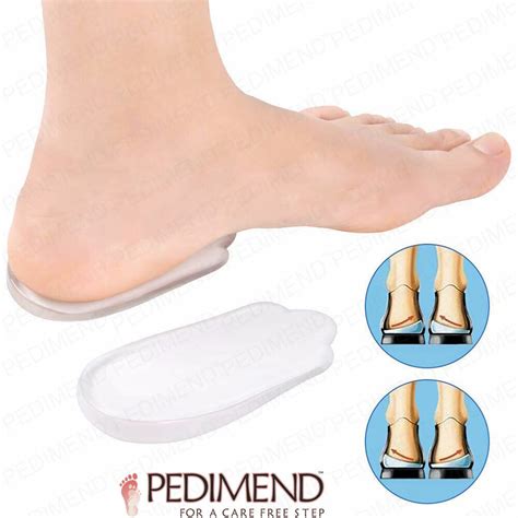 2x Silicone Gel Heel Grip Foot Care Cushion Shoe Insole Insert Pad