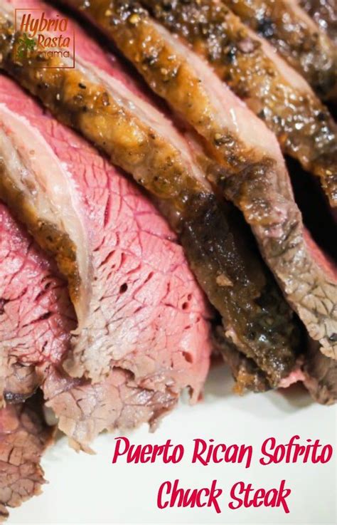 I bought 4 boneless chuck tender steaks from the store last night thinking that they were actually tender. Puerto Rican "Sofrito" Chuck Steak | Recipe (With images) | Sofrito, Chuck steak recipes, Chuck ...