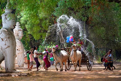 Myanmar Thingyan Water Festival Vietnam Local Tour