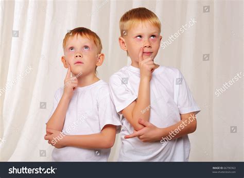 Two Red Twin Brother Have Fun Together Stock Photo 66790363 Shutterstock