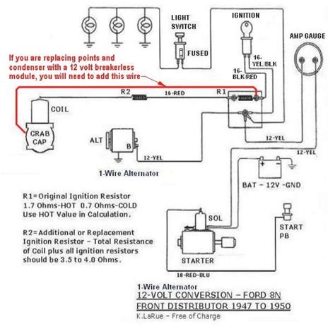 Ford tractor 12 volt conversion wiring diagrams 9n 2n. Ford 9n 12 Volt Conversion Wiring Diagram