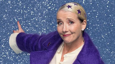 Emma Thompson Wore Purple Stars And Pink Dye In Her Hair — Photos Allure