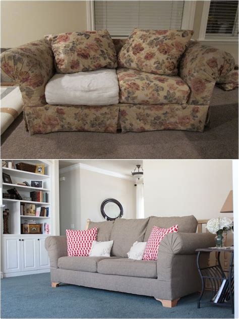 If you don't want too much showing over the sofa, get one that is a little lower that is mid sofa(gets harder if. Reupholstery Sofa How To Upholster A Sofa - TheSofa