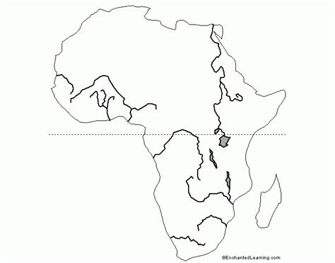 Africa Blank Physical Map Blank Africa Map For Labeling Africa