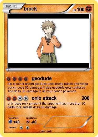 Pokémon Brock 611 611 Geodude My Pokemon Card