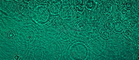 Transparent Dark Green Clear Calm Water Surface Texture Banner Stock