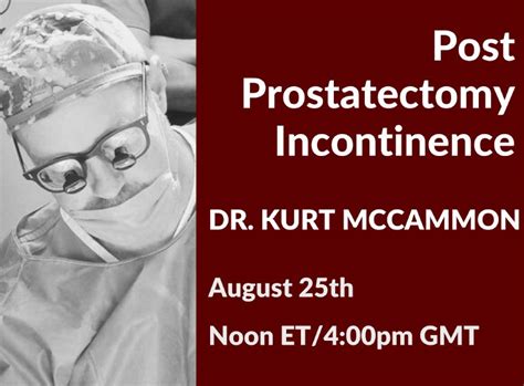 Pausa Ivumed Webinar On Post Radical Prostatectomy Incontinence South African Urological