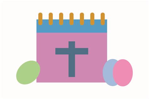 Easter Calendar Icon Graphic By Inistudio2 · Creative Fabrica