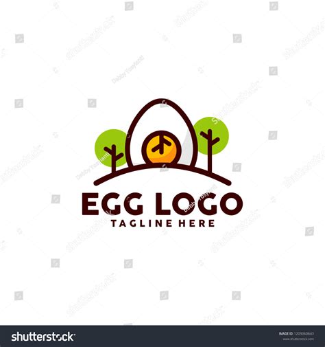 Egg Logo Design Egg Logo Template Stock Vector Royalty Free