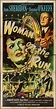 a movie poster for the film woman on the run, with an image of a man ...