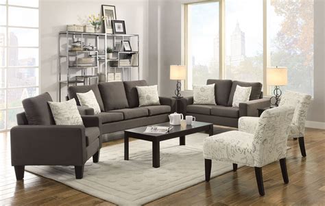 Bachman Grey Living Room Set From Coaster 504764 Coleman Furniture