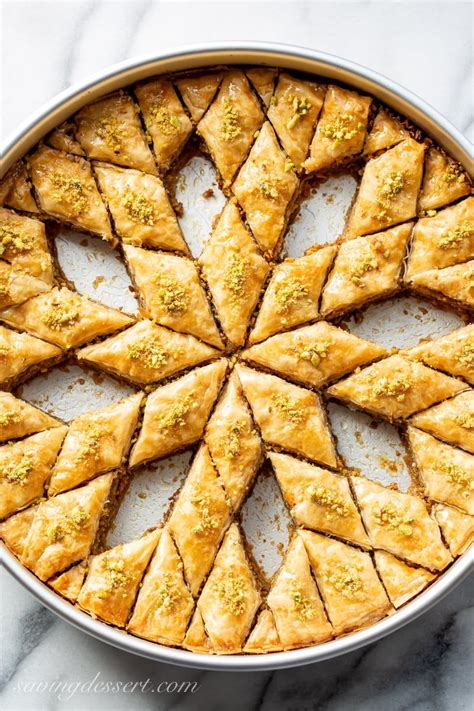 Honey Baklava Recipe With Walnuts And Pistachios Layers And Layers Of