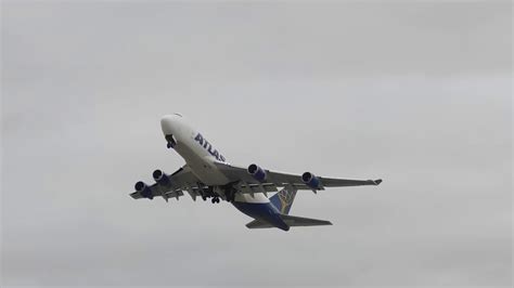 Atlas Air 747 4 Taking Off From Ordkord Youtube