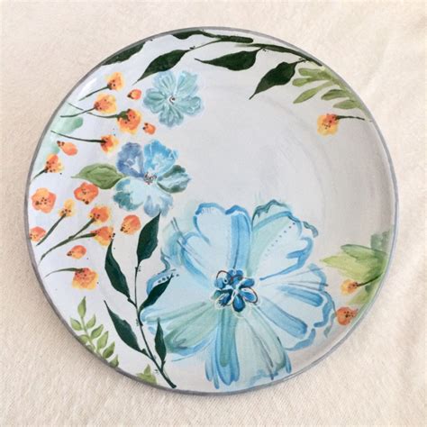 11 Hand Painted Ceramic Plate Seramik