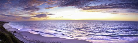Landscape Sea Beach Sunrise Australia Multiple Display Horizon