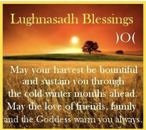 Lughnasadh Blessings The Harvest | Harvest, Sabbats, Harvest blessings