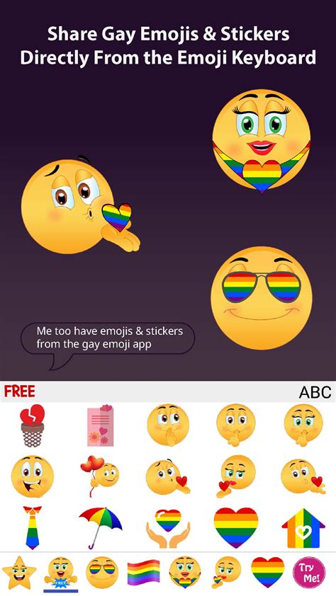 Gay Emoji App Lgbt Icons And Pride Stickers For Android