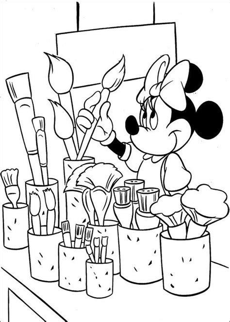 Minnie Mouse Kleurplaat Disney Kleurplaat » Animaatjes.nl