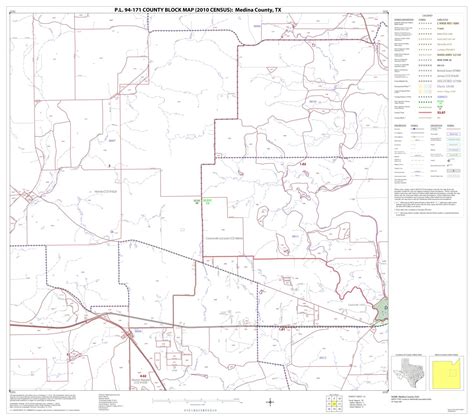 Pl 94 171 County Block Map 2010 Census Medina County Block 14