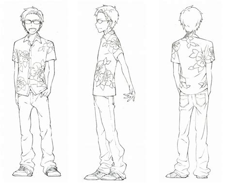 Anime Reference Sheets Character Settei