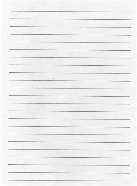 Lined Paper Printable You Can Use Glue Or Paint To Make The Lines On