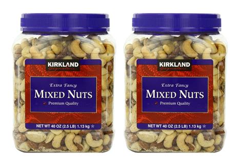 Buy Kirkland Signature Extra Fancy Mixed Nuts 2 Jars Of 40 Oz Online