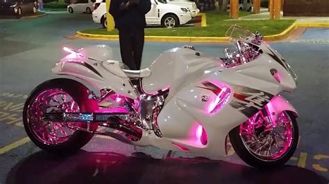pink motorcycle futuristic motorcycle hyabusa motorcycle suzuki motorcycle custom street