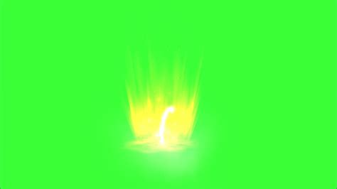 Dragon Ball Z Aura With Electrical Charge Free Green Screen Effect