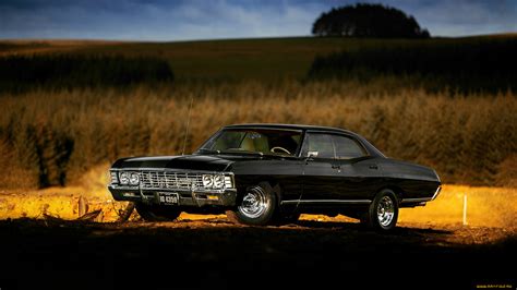 Обои Chevrolet Impala 1967 Большой Фотo архив