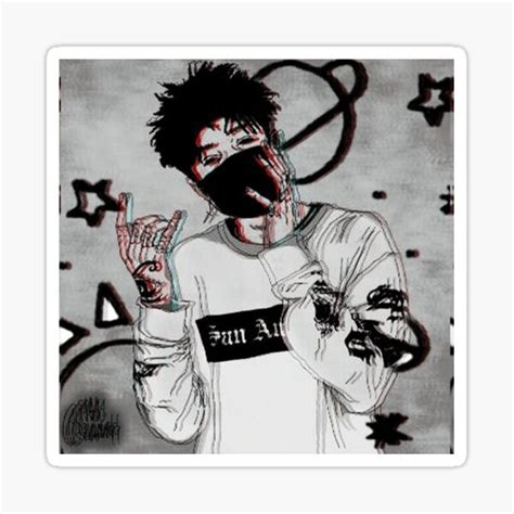 Scarlxrd Sticker For Sale By Uppercent Redbubble