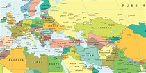 9 Free Detailed Printable Map of Europe | World Map With Countries