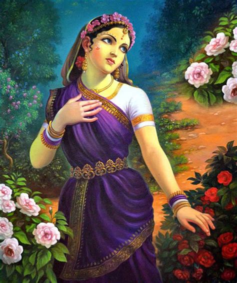 Indian Girl Painting