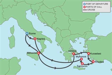 Itinerary Map Best Cruise Deals Cruise Pictures Cruise Deals