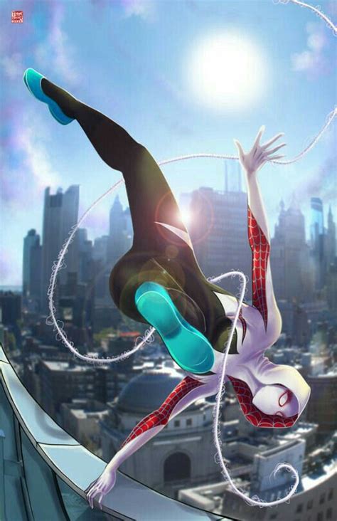 Pin De Akane Em Spider Gwen Menina Aranha Arte Da Marvel Mulheres Aranha