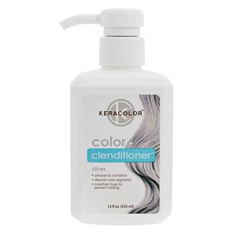 Keracolor Color Clenditioner Colour Shampoo 355ml Silver Free Delivery
