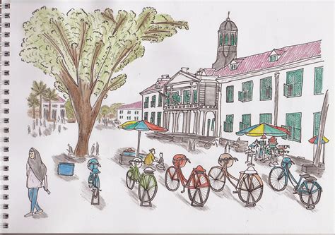 Sketches and Journeys: City Sketches - Jakarta