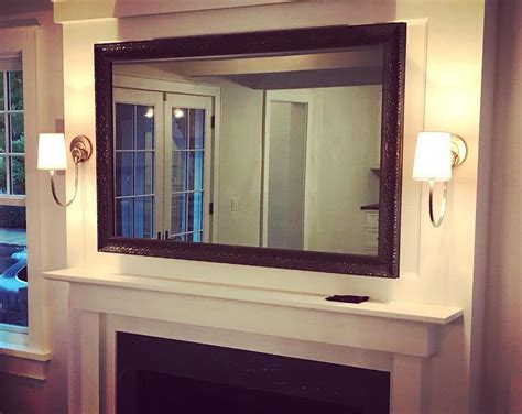 Flat Screen Tv With Mirror Cover Mirror Ideas