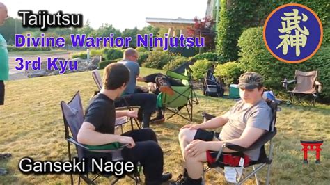 Ninjutsu Rd Kyu Part Extras Taijutsu Ganseki Nage Youtube