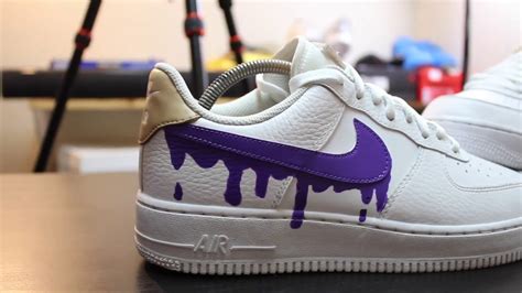 Check out our custom nike air force 1 selection for the very best in unique or custom, handmade pieces from our shoes shops. Custom Nike Air Force 1 "Purple" + Time Lapse - YouTube