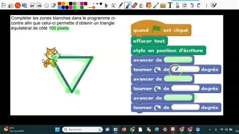 Triangle Equilatéral Avec Scratch Youtube