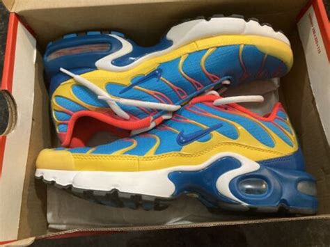 Nike Air Max Plus Red Blue And Yellow Ebay