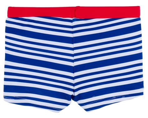 Dolce Petit Boxer Bebé Niño Lycra Rayas Marino Missbaby