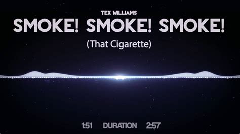 Tex Williams Smoke Smoke Smoke That Cigarette Youtube