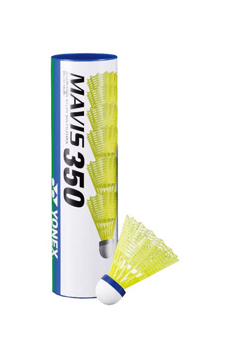 Yonex Mavis 350 Nylon Shuttle Yellowgreen 10 Tubes 60 Shuttlecocks Super Saver Pack