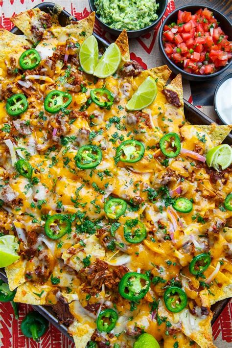 mexican shredded beef nachos recipe on closet cooking