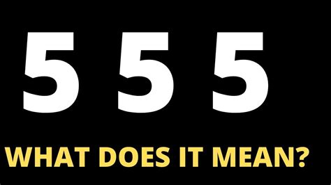 Why You May Be Seeing 555 | 555 Meaning (2020) - YouTube