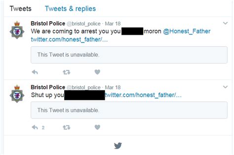 Fake Police Twitter Account Is Causing Outrage Bristol Live