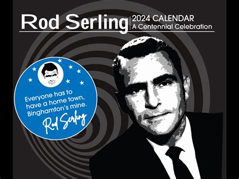 Buy the 2024 Rod Serling Centennial Celebration Calendar - Rod Serling