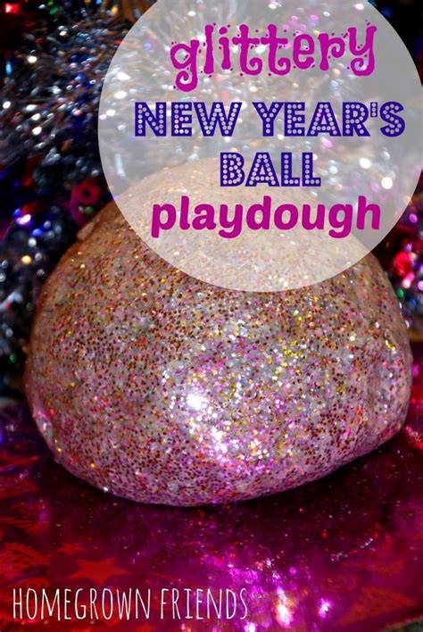Glittery New Years Eve Ball Playdough I Have My Own Awesome Recipe