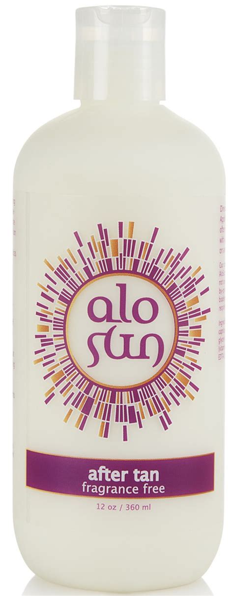 Alosun After Tan Fragrance Free Ingredients Explained